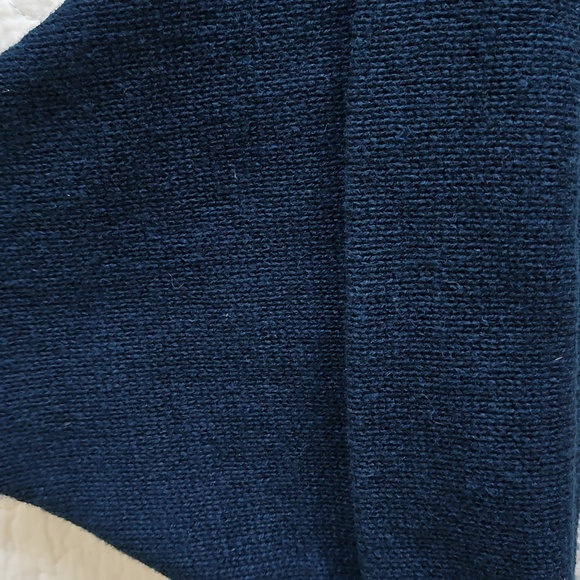 Vintage Wigwam Cuffed Blue Knit Beanie Cap - Picture 3 of 5